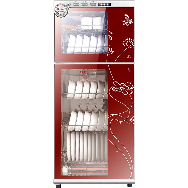 万宝(Wanbao)13号-138L消毒柜家用立式高温消毒碗柜小型碗筷婴儿宝宝奶瓶消毒柜餐具厨房茶杯[5层架]138L