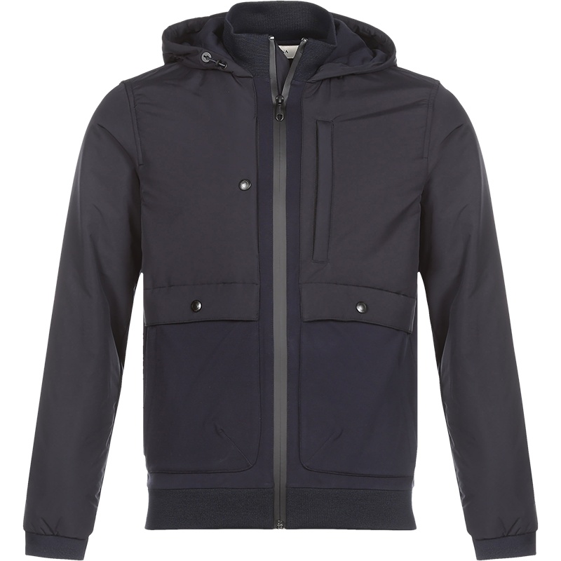 Z ZEGNA 杰尼亚 男士 粘纤/聚酯纤维连帽棉服夹克外套 VV472 ZZ847