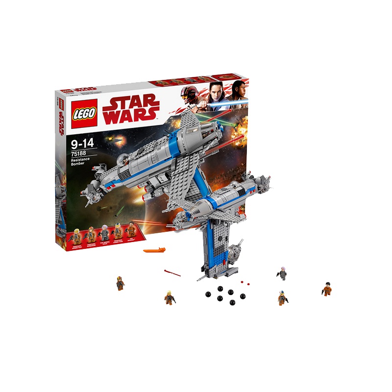 LEGO 乐高 Star Wars星球大战系列 抵抗组织轰炸机 LEGC75188 10岁以上 塑料玩具 200块以上