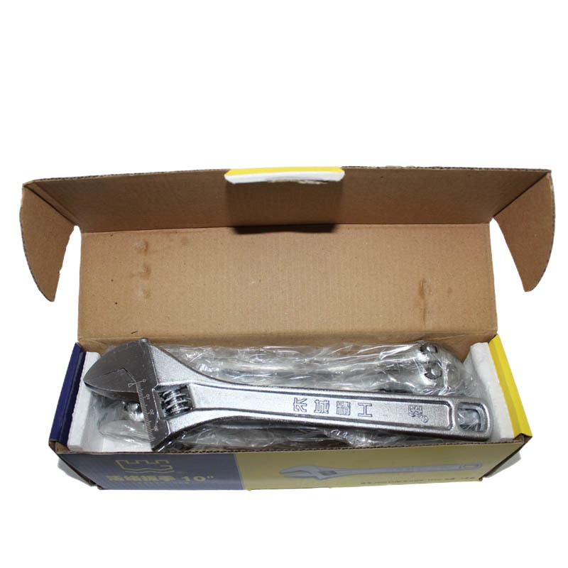 长城(THE GREAT WALL)450mm 18寸 长城精工活动扳手大号豪华型带刻度活扳手 300636