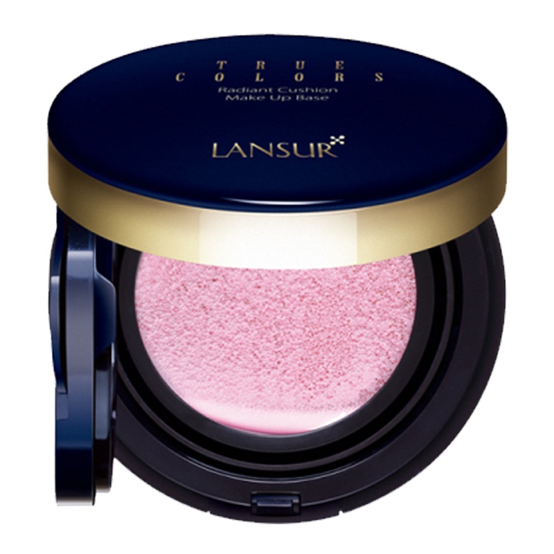 兰瑟本色光影调色气垫隔离霜02俏丽粉 妆前防护修饰肤色 专柜正品