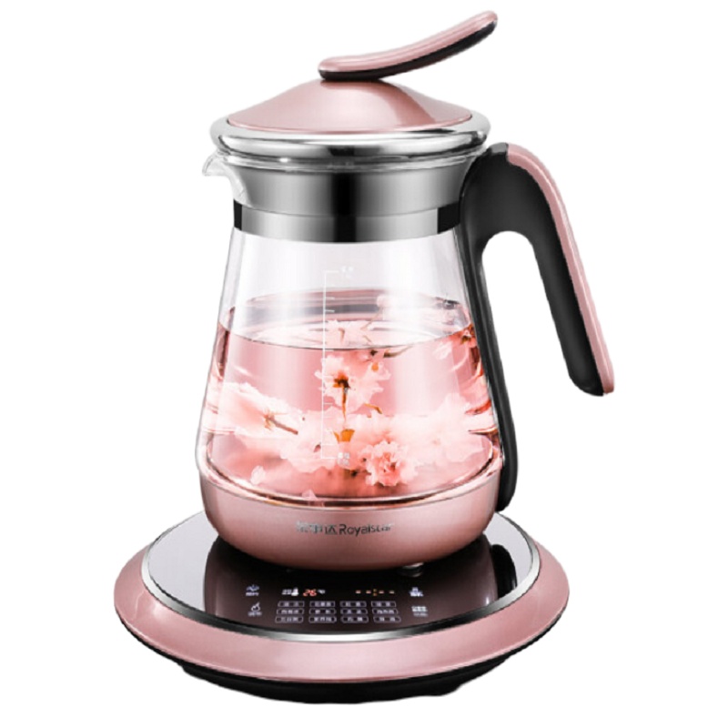 荣事达（Royalstar）养生壶电热水壶煮茶壶煮茶器花茶壶1.8L玻璃加厚钛晶发热盘YSH18F8 单台价格