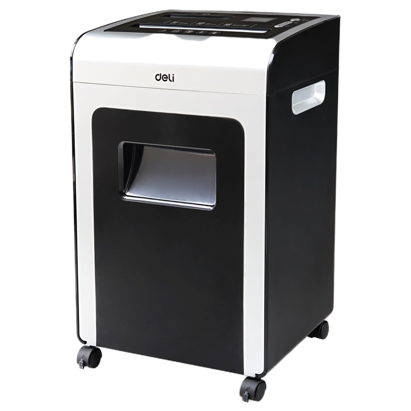 得力deli 9917办公碎纸机电动大功率超静音粉碎机 条状多功能净化碎纸机 单次可碎16张纸 31L碎纸机