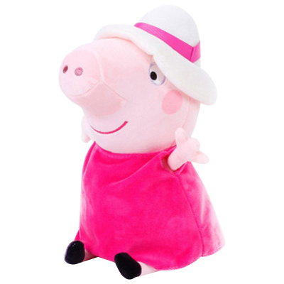 小猪佩奇peppa pig毛绒玩具猪奶奶 46cm