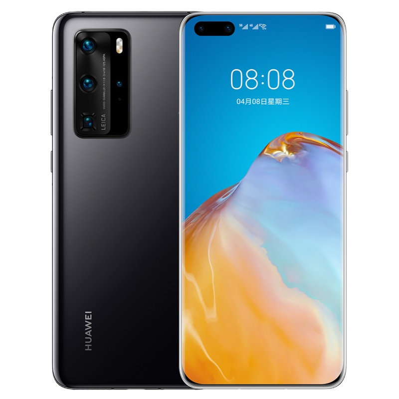 华为/HUAWEI P40 Pro 8GB+128GB 亮黑色 麒麟990 5G 移动电信联通5G全网通手机