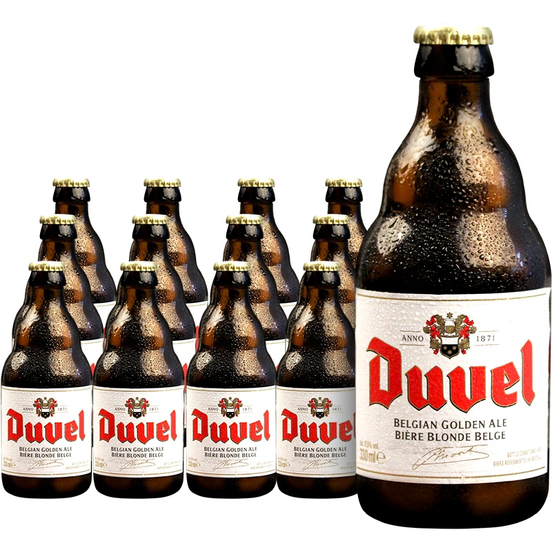 督威啤酒 比利时进口 啤酒 黄金艾尔 精酿啤酒 330ml*12瓶装