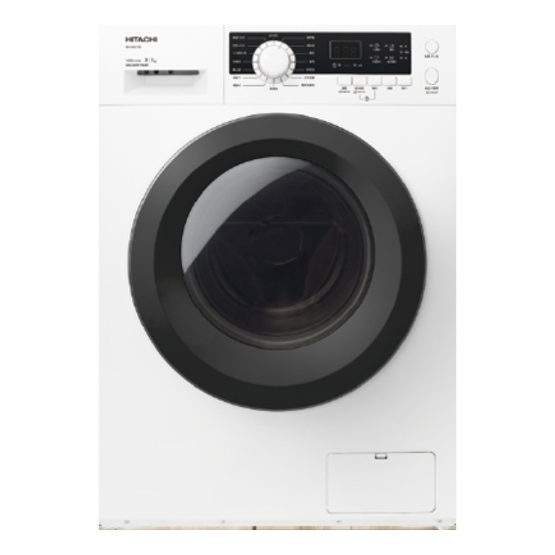 Hitachi/日立 BD-D80CVE 全自动洗烘一体 滚筒洗衣机 变频8KG 中途添衣 90℃筒自洁 门自清洁