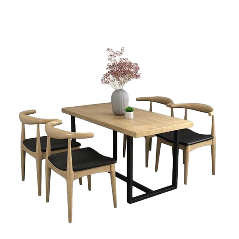 逐鹿中原现代桌长方形快餐饭桌HFHC-615洽谈桌会客