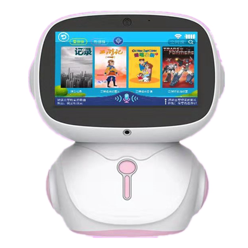 儿童智能早教学习机器人触屏wifi视频机幼儿教育点读机多功能玩具