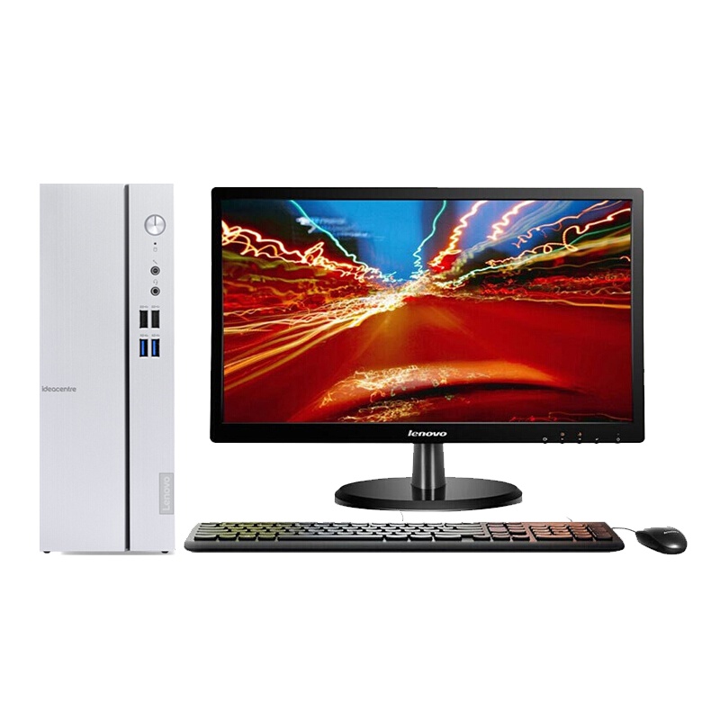 联想(Lenovo)天逸510PRO台式电脑27寸显示器 (i5-8400 8G 1T 2G独显 WIN10)