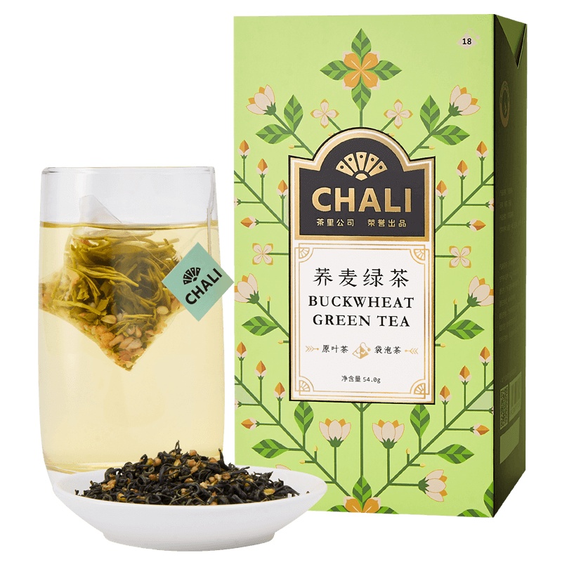 ChaLi 茶里 荞麦绿茶袋泡茶 盒装54g