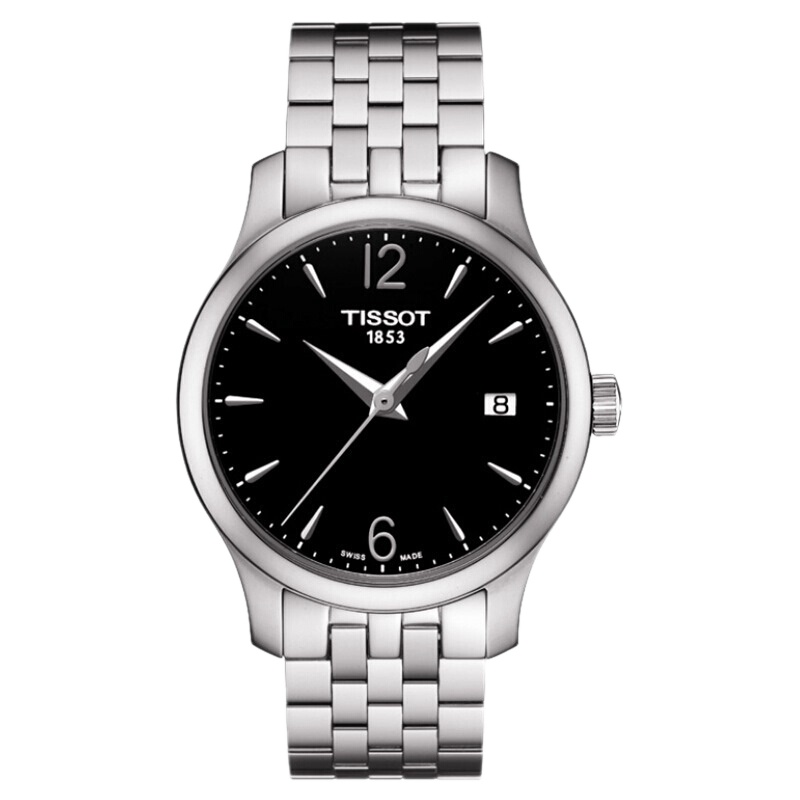 天梭(TISSOT) 瑞士手表 俊雅系列钢带石英女表 T063.210.11.057.00