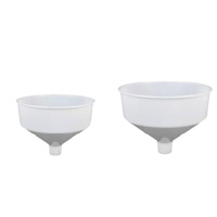 油漏大漏斗矿泉水桶倒油器注水宽口食品级塑料漏斗大口径过滤网 国泰家和 红色加厚漏斗160mm(1个)带滤网