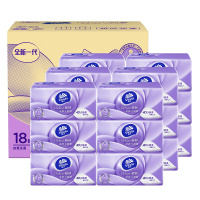 维达(Vinda) 抽纸 立体美3层108抽面巾纸*18包 (小规格) 压花面巾纸餐巾纸卫生抽(整箱销售)