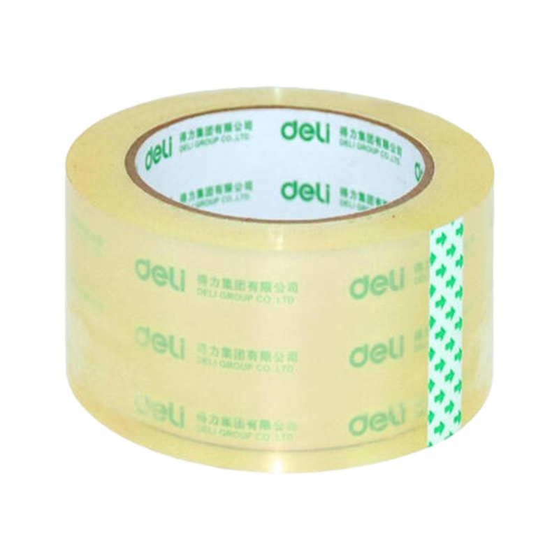 得力(deli)30177封箱胶带45mm*150y*50um(6卷/筒)