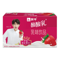 蒙牛酸酸乳草莓口味乳味饮品 250ml*24 礼盒装
