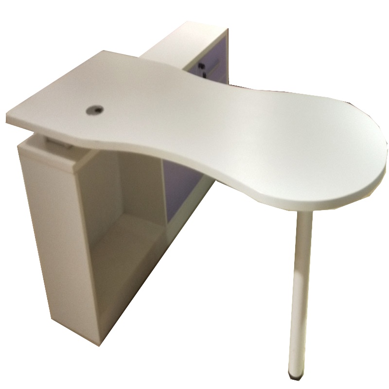 卡里鳄转角书桌弧形电脑桌办公写字桌KLE—HXZ07台式书柜拐角简约书桌