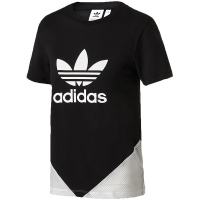 【自营】女子短袖T恤休闲运动服CY7367 30 CY7367黑色