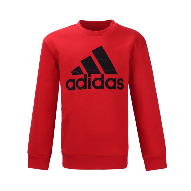 阿迪达斯童装男童2020新款中大童学生卫衣儿童运动上衣FM4435