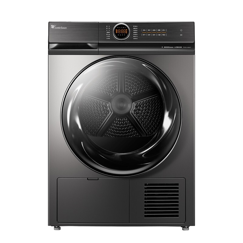 小天鹅(LittleSwan)烘干机干衣机热泵式10公斤智能家电除螨除菌衣干即停TH100-H36WT钛色