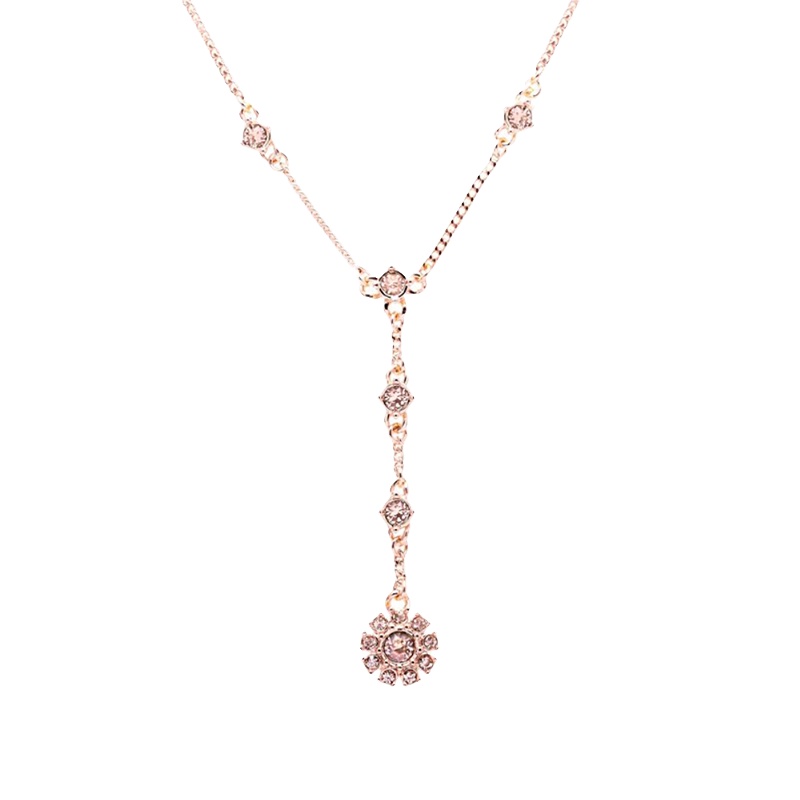 Givenchy/纪梵希 时尚清新花语系列施华洛世奇人造水晶女士项链