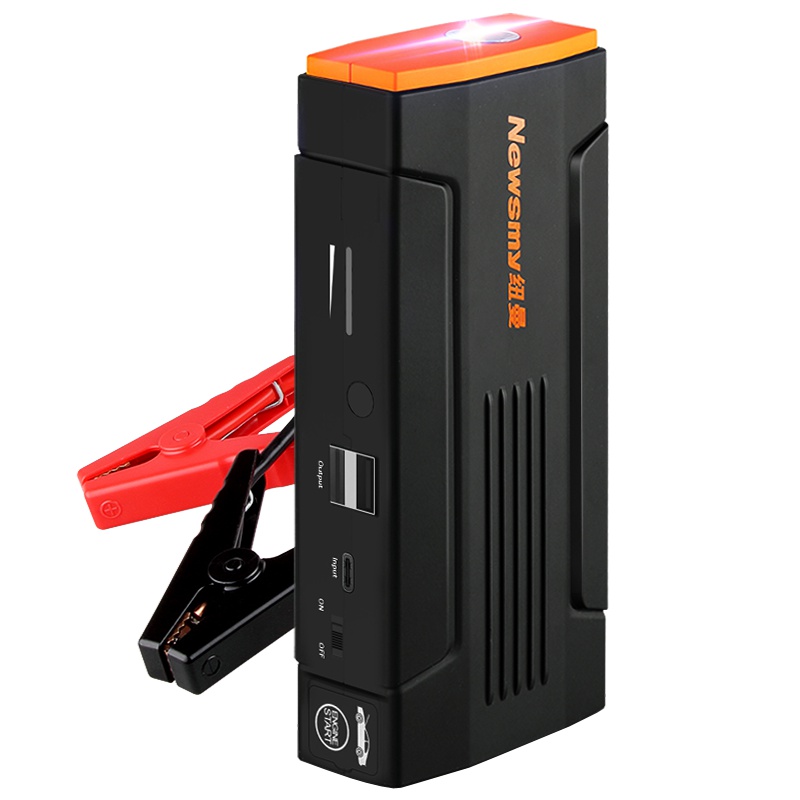 [苏宁自营]纽曼(Newsmy) 车载应急启动电源 W12智能版 车载电瓶多功能启动宝 移动电源打火器柴汽双启配智能夹子