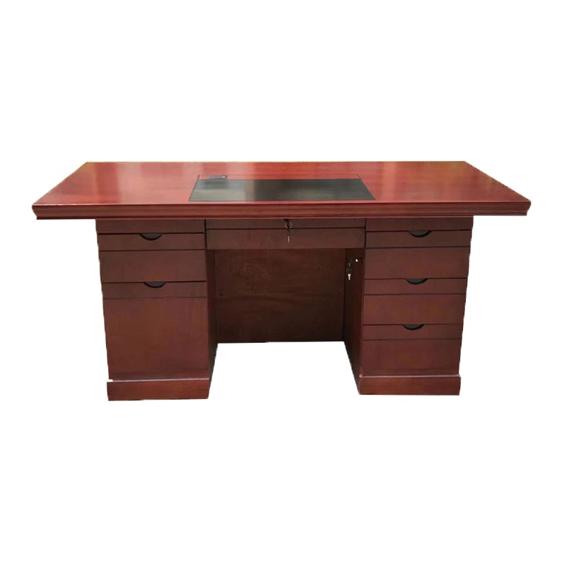 单人班台班桌办公电脑桌(含班椅等一批)