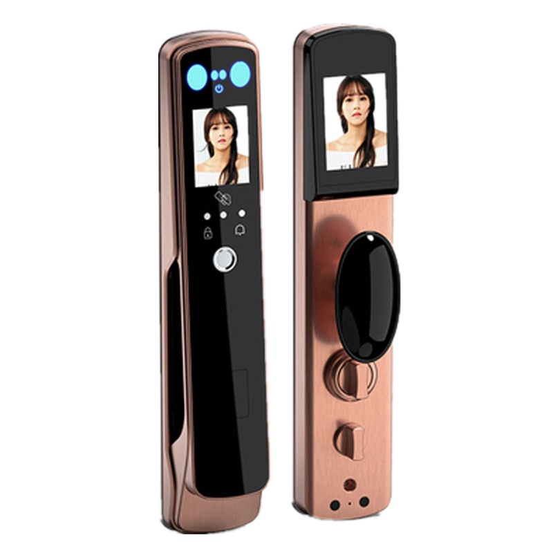 [线下销5万套]全自动刷脸锁人脸识别智能锁家用防盗门指纹锁