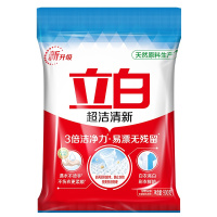 立白洗衣粉超洁清新无磷型(900克+50克)×2加量装鲜艳去污渍