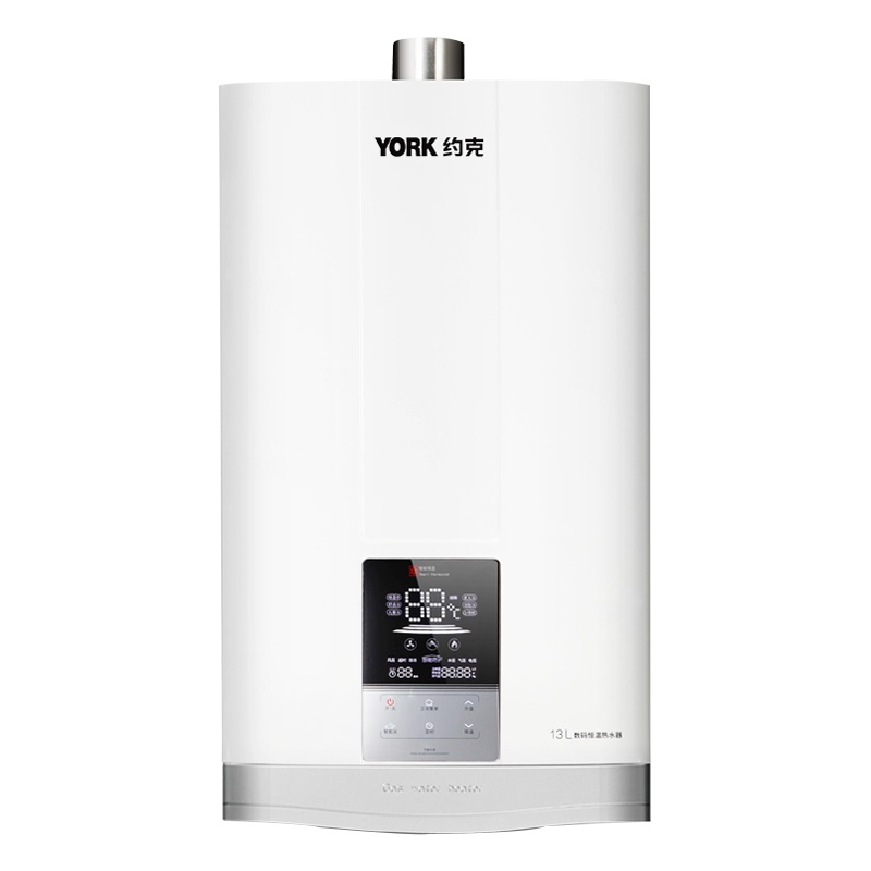 约克(YORK)13升 零温差感恒温 燃气热水器 防冻 JSQ25-13YK-F6(天然气)智能恒温防冻