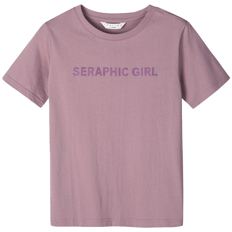 唐狮2019夏装新款T恤女韩版白色insT恤红百搭宽松韩版ulzzang