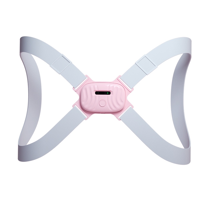 佳禾美驼背矫正带男女儿童成人隐形青少年学生智能坐姿纠正带神器矫姿器 粉色