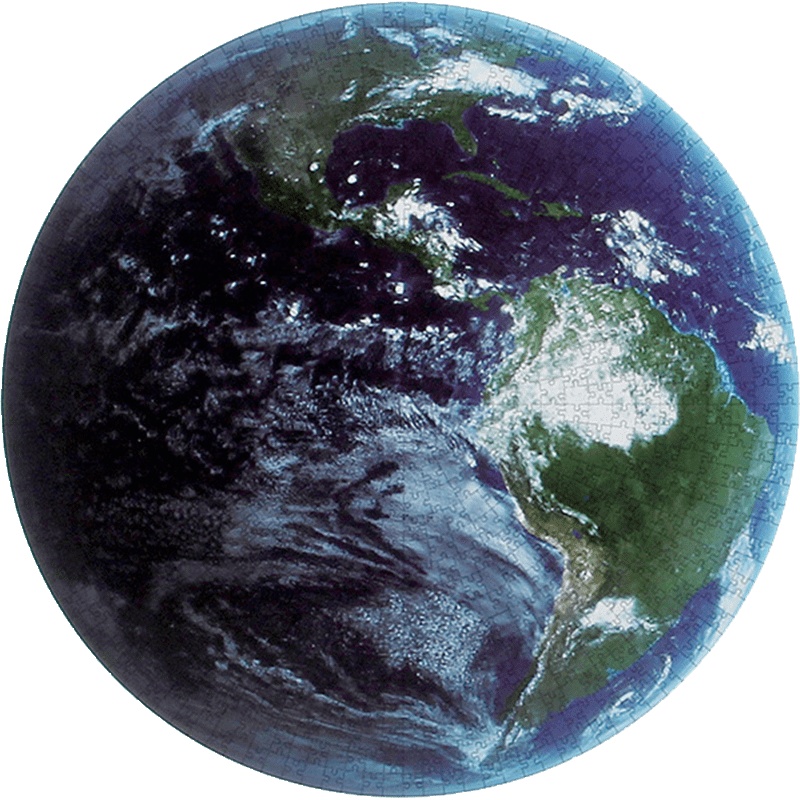 星空拼图1000片智扣成年高难度减压解闷儿童地球5月球6岁以上男孩