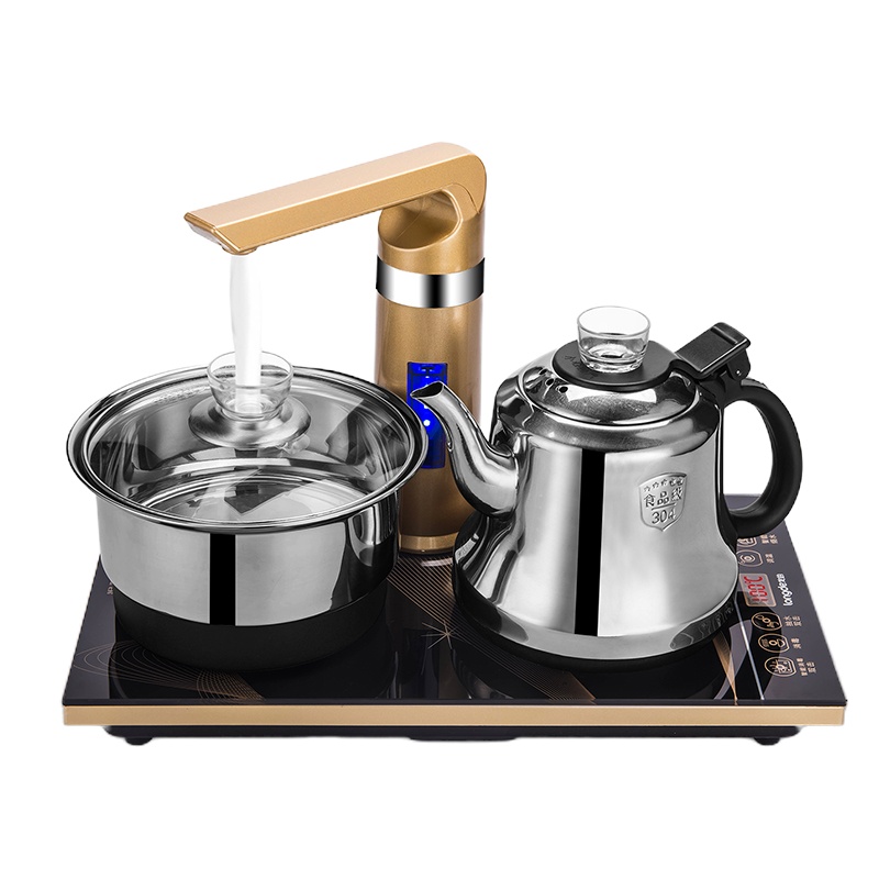 龙的（longde） LD-TH210ZD 自动上水电热水壶 304不锈钢烧水壶 0.6L电水壶