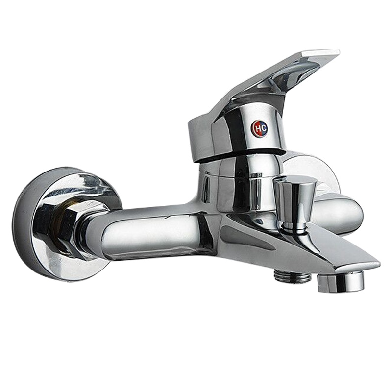 永瓷卫浴 铜浴缸冷热水龙头 入墙式三联淋浴水龙头 61802