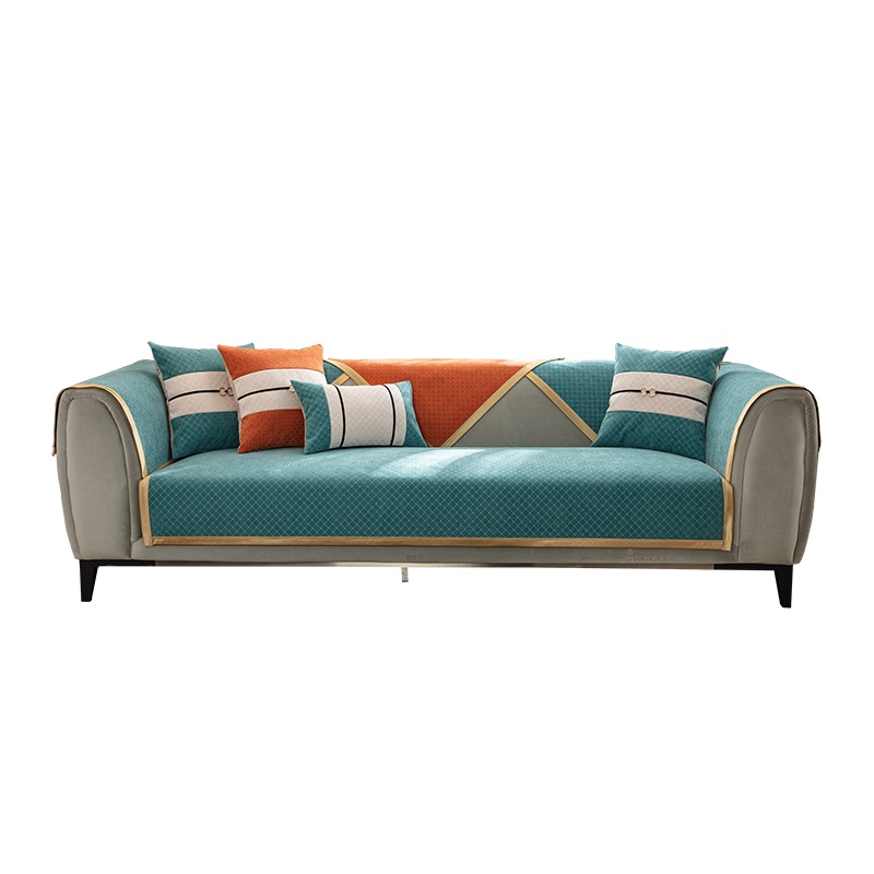 英仑风情 冬季沙发垫冬款毛绒加厚防滑沙发垫子布艺沙发套坐垫飘窗垫沙发巾座垫简约现代可定做飘窗垫防滑沙发垫套贵妃垫子坐垫