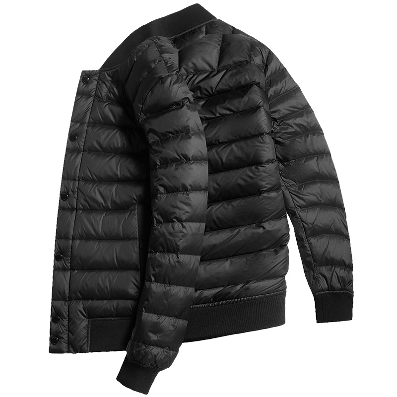 与狼共舞羽绒服轻薄立领男装潮流2018秋冬新款帅气短款男士外套DZ