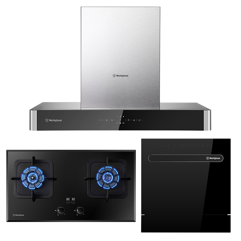 西屋(Westinghouse)烟灶洗套装CXW-260-TA02+JZT-ZB01+WQP8-B1 天然气
