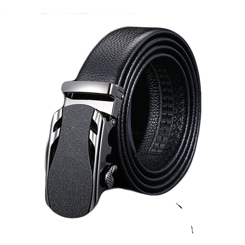 【24小时之内发货】Vanluntalu新款自动扣皮带男士商务休闲皮带时尚百搭腰带中青年简约男式裤带
