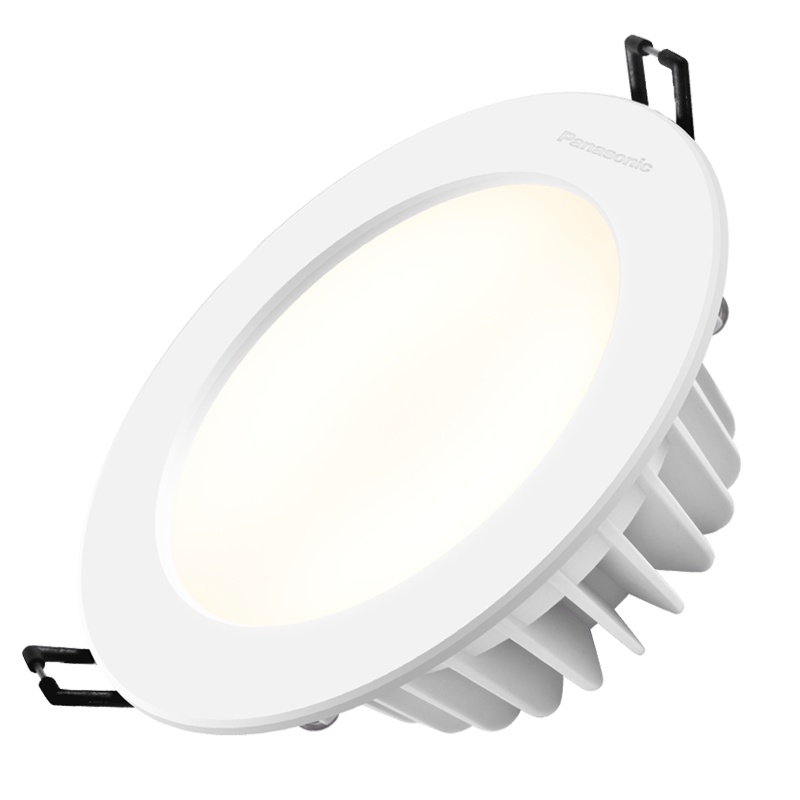 松下(Panasonic)嵌入式led筒灯3W5W防雾超薄开孔现代简约射灯洞灯过道孔灯 塑壳筒灯3w-4000k