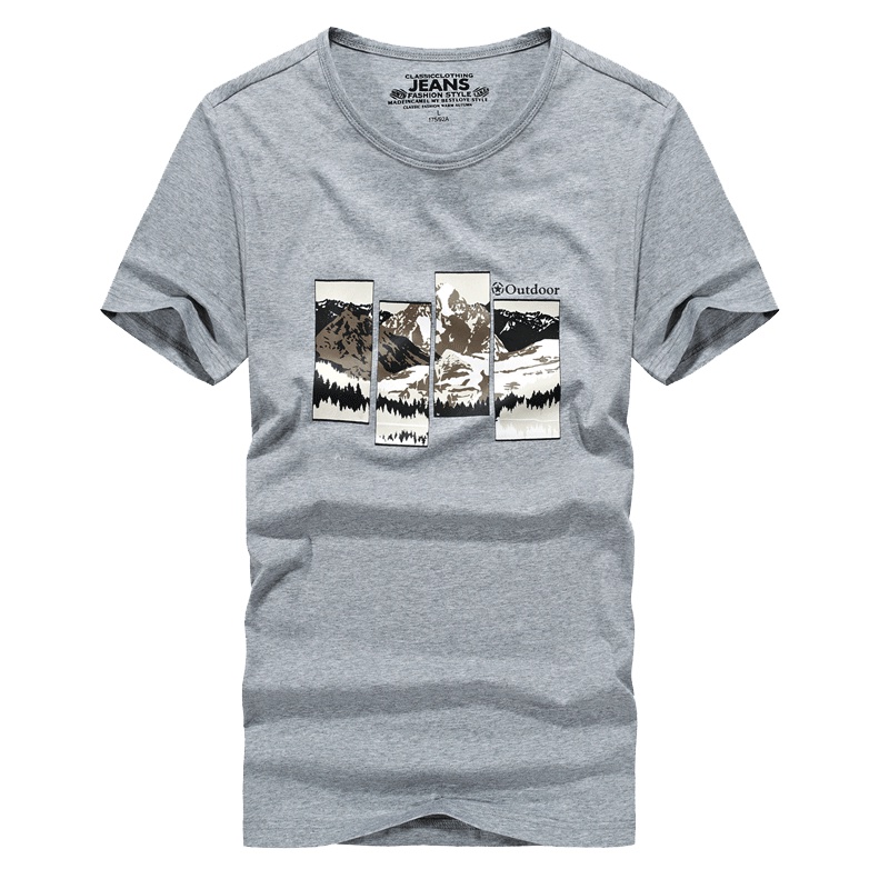 木林森(MULINSEN)新款男士短袖T恤圆领纯色体恤打底衫男夏装潮男半袖体恤