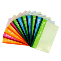 得力(deli)7653 A5/60张无线装订笔记本子工作笔记本 文具软抄本记事本10本/包 单包装 颜色随机