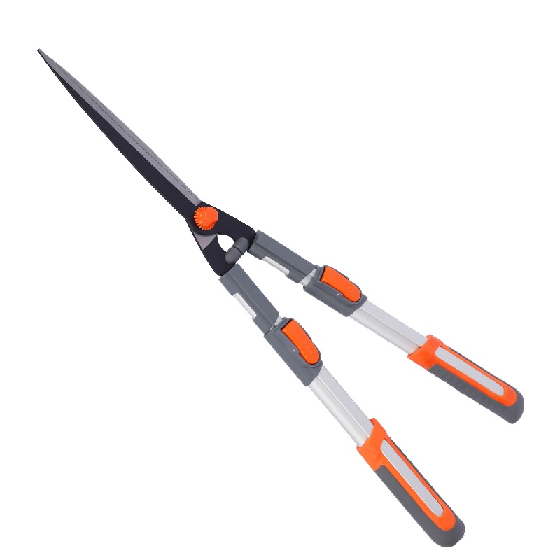 [规格:波浪刃铝合金伸缩]园林篱笆剪 SK5钢可伸缩草坪剪 家用绿化修枝园林大剪刀