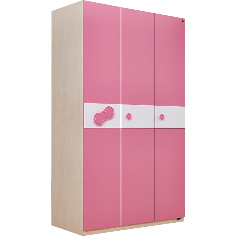 全友家居青少年少女衣柜卧室2门三门大衣柜 时尚环保家具106208