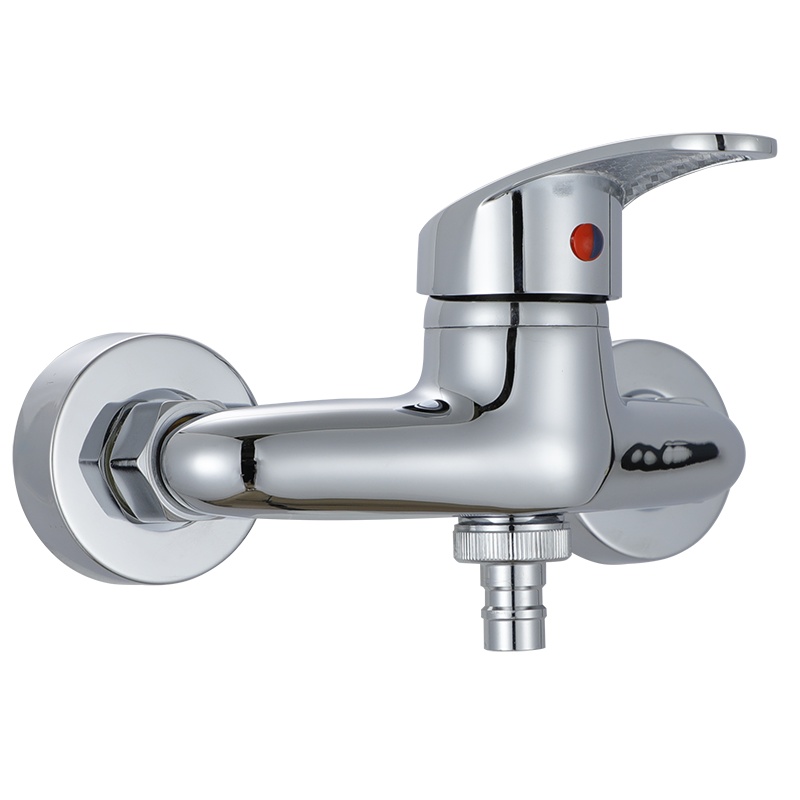 龙头大侠 铜冷热洗衣机入墙暗装混水阀龙头 6分四分洗衣机水龙头