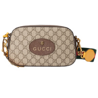GUCCI 古驰 女士米色帆布配皮单肩包 476466-K9GVT-8856