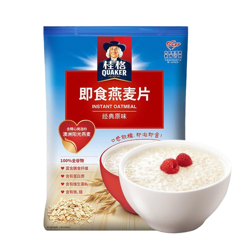 "桂格(Qukaer) 即食燕麦片 1000克袋装 "