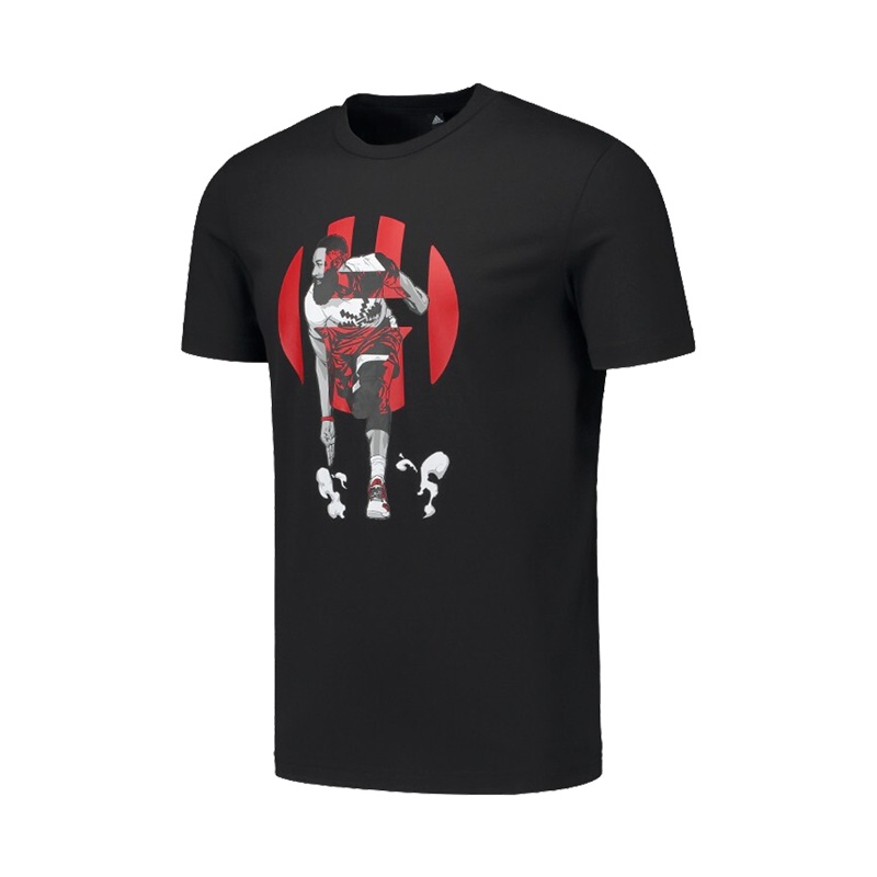 adidas阿迪达斯T恤男子篮球短袖哈登风短袖DQ0923 FK4600 CD7511