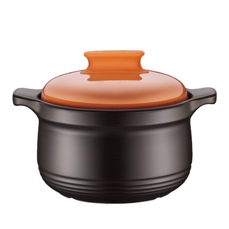 苏泊尔(SUPOR)砂锅陶瓷锅 煲汤锅煮粥锅 养生瓦罐炖煮锅 石锅煎药壶 燃气灶炖盅 4.5L TB45H1 深汤煲