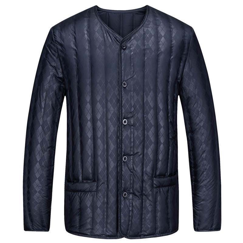 雪中飞羽绒服套装男轻薄款修身爸爸羽绒内胆冬季2019新款男装